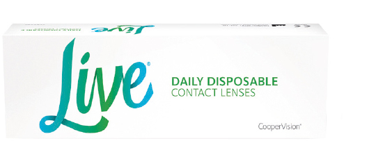Live kontaktlinser fra Coopervision